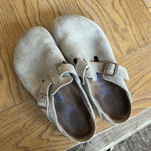 Taupe Birkenstock boston size 39
